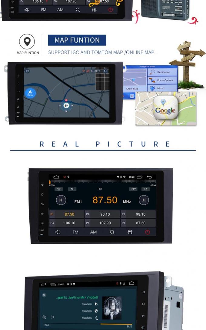 Lecteur DVD de voiture de carte de GPS MP4 MP3 DTV Navitel Igo avec le système de navigation