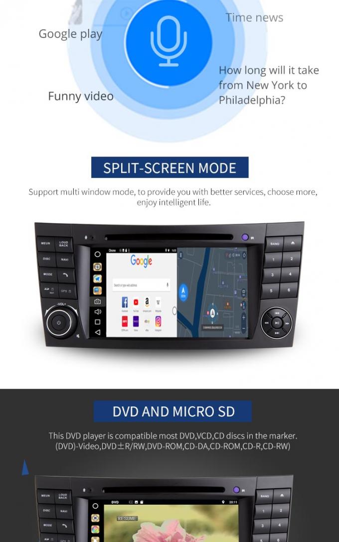 Langue multi Mercedes Media Player, lecteur DVD du disque 2TB dur pour Mercedes