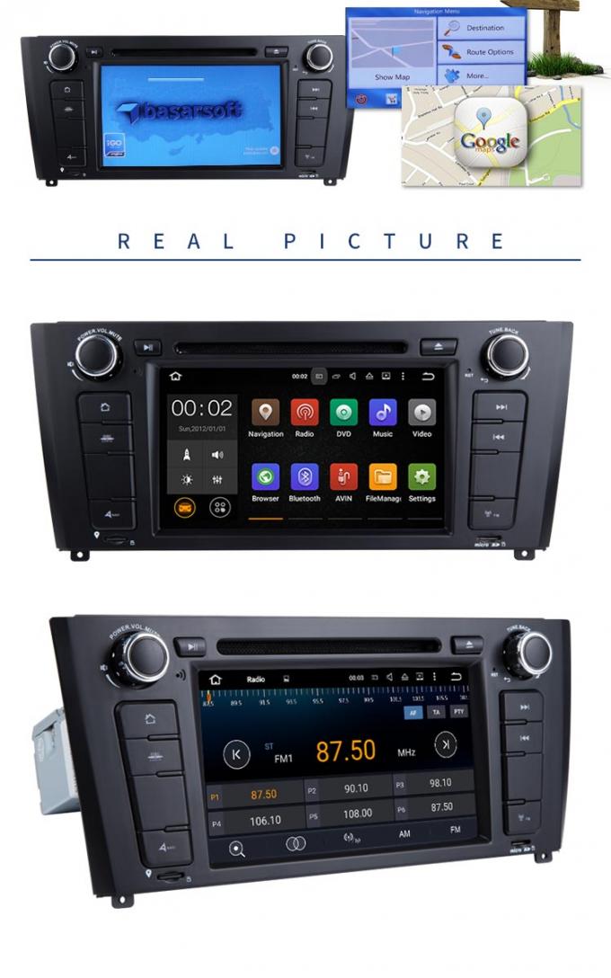 7 lecteur DVD de l'écran tactile PX3 BMW GPS de pouce avec multi - système de langue