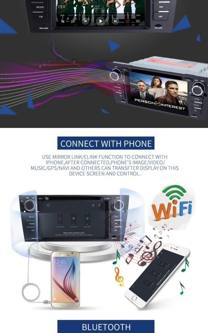 Système automatique Bluetooth du lecteur DVD PX6 Android 8,1 de BMW GPS de radio de voiture - permis
