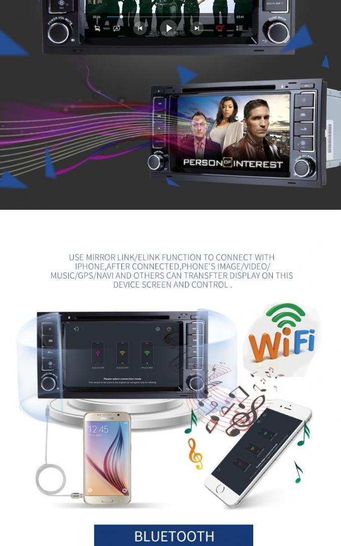Lecteur DVD d'Android 8,1 VW Touareg Volkswagen avec la vidéo AUX. de Wifi BT GPS