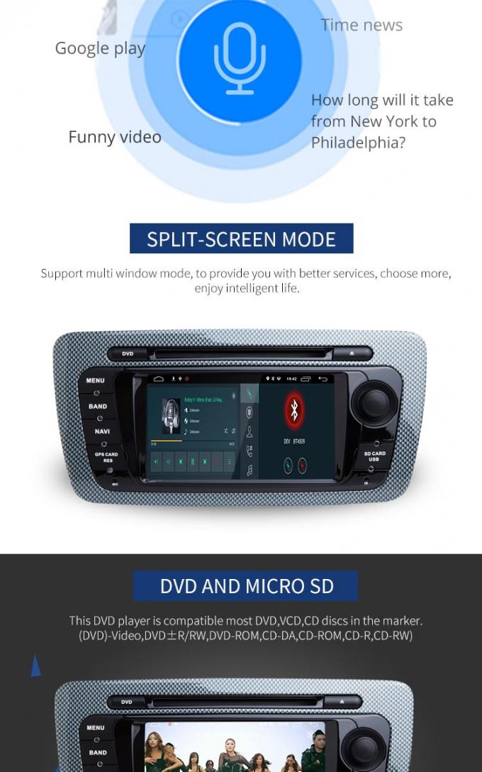 6,2" lecteur DVD Bluetooth - lecteur de voiture d'Android de CD intégré permis de GPS