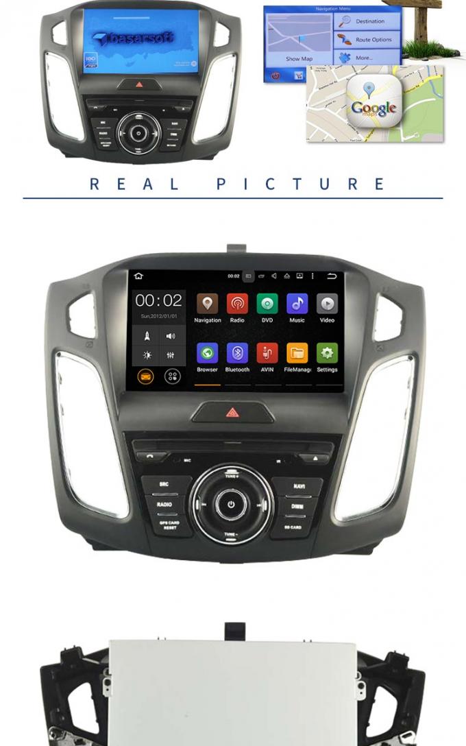 Lecteur DVD de voiture de Ford d'écran tactile de 9 pouces Android 7,1 avec la carte en ligne de pleine euro carte