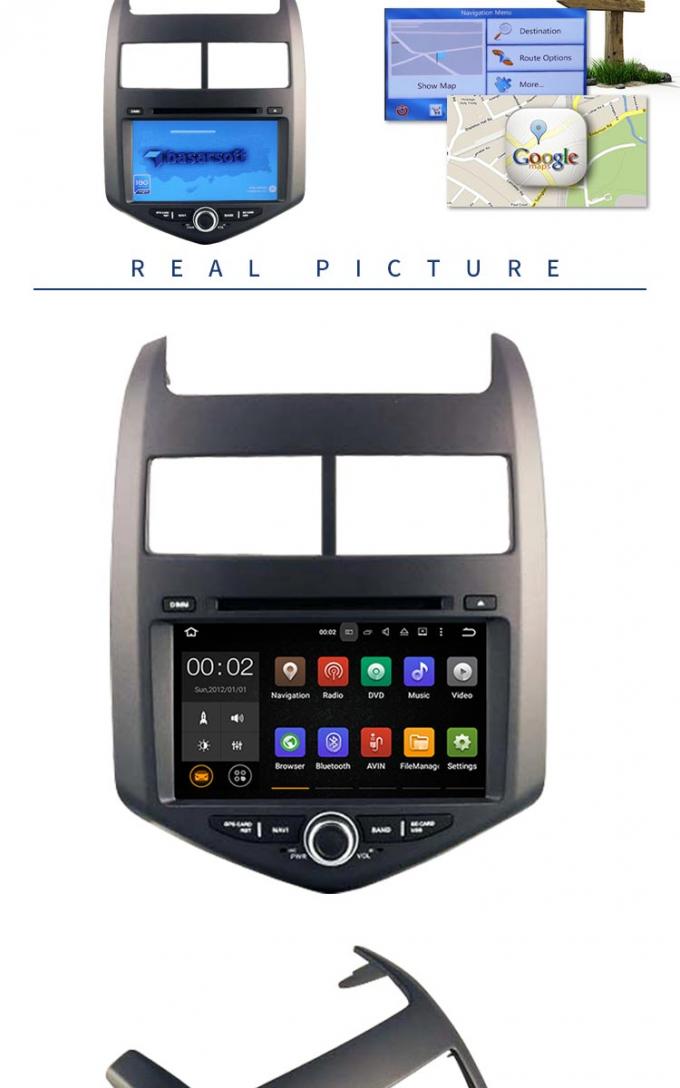 8 l'unité centrale de traitement Bluetooth du lecteur DVD PX3 4core de voiture de Chevrolet d'écran tactile de pouce a soutenu