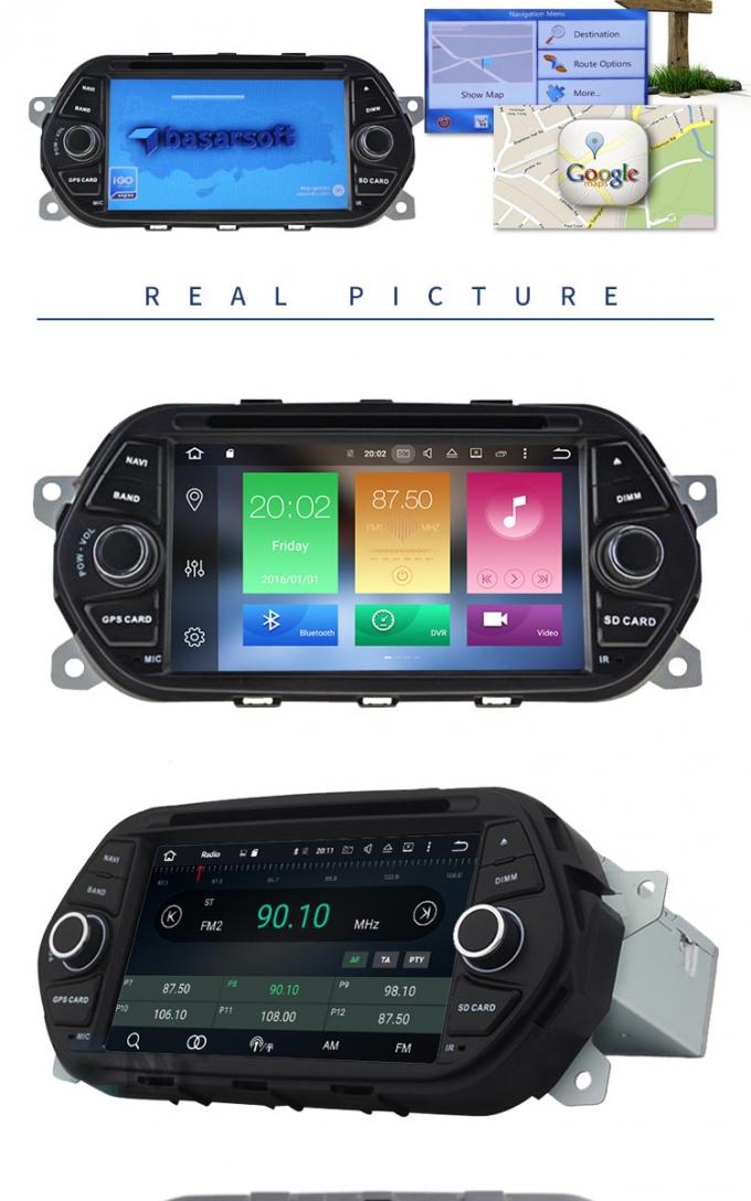 Lecteur DVD stéréo audio de voiture Android 8,0 avec MP3 MP5 pour Fiat Eaga nouveau