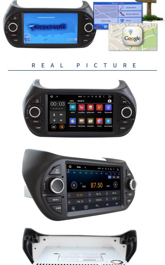 Joueur stéréo de la voiture DVD Android 7,1 pour la radio d'écart-type USB de Fiorion GPS